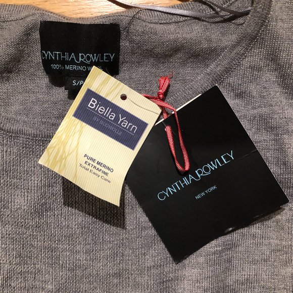 Brand New Cynthia Rowley Wool Batwing/ Angel wing Midi Dress - Picture 8 of 9